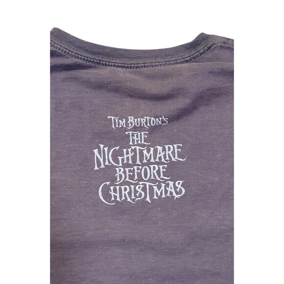 Disney World Nightmare Before X-Mas TShirt S Jack Skellington Tim Burton Cropped - Picture 4 of 5